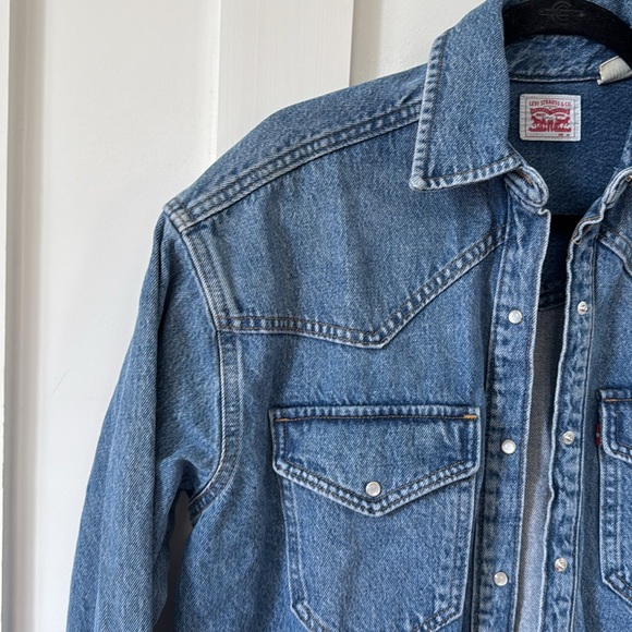 Levi's Blue Denim Shirt for Women - Picture 4 of 10